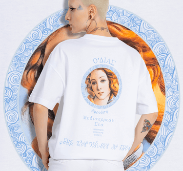 Aphrodite- Pre OrderLimited Design 100% Cotton&Oversized Tee.Embrace mythic style with Aphrodite Tee 006 . Oversized, crafted from %100 organic cotton, infused with the essence of Aphrodite. Pre-order now!